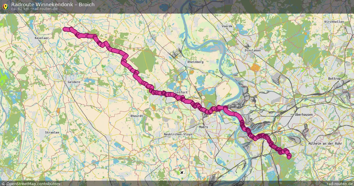 Radtour Winnekendonk – Broich