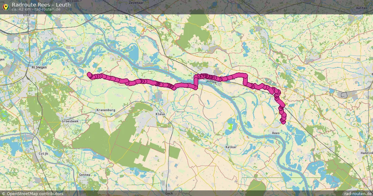 Radtour Rees – Leuth