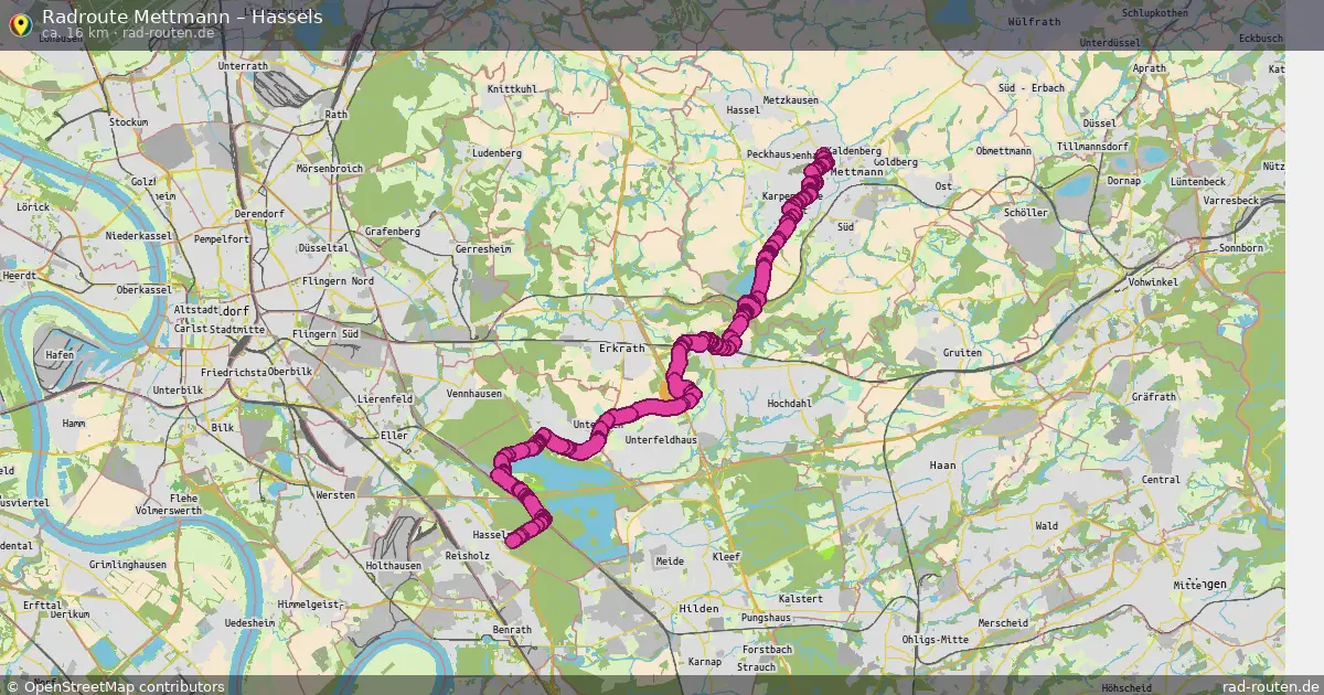 Radtour Mettmann – Hassels