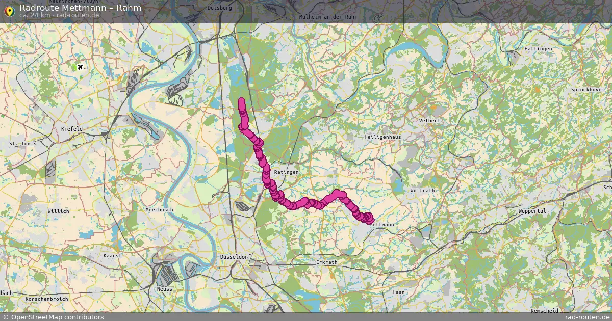 Radtour Mettmann – Rahm