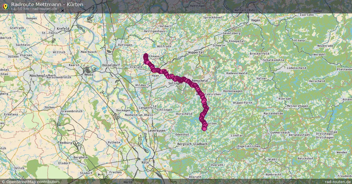 Radtour Mettmann – Kürten