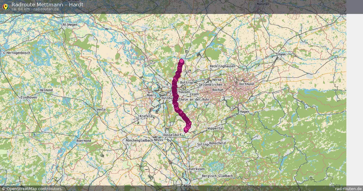 Radtour Mettmann – Hardt
