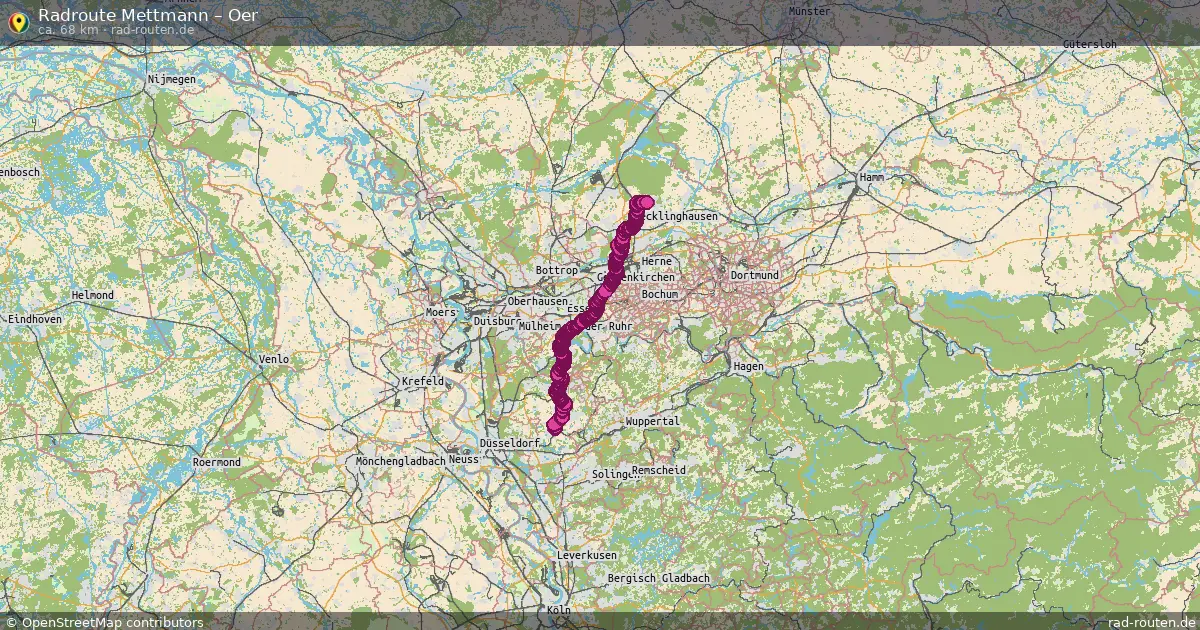 Radtour Mettmann – Oer