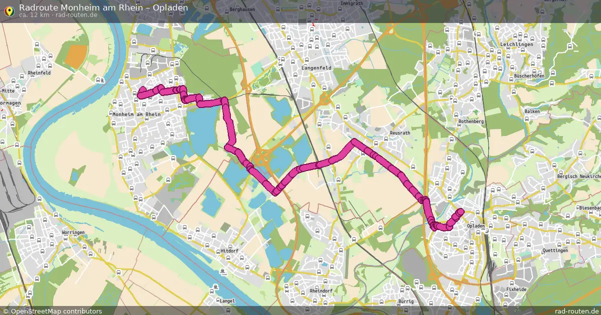 Radtour Monheim Am Rhein – Opladen