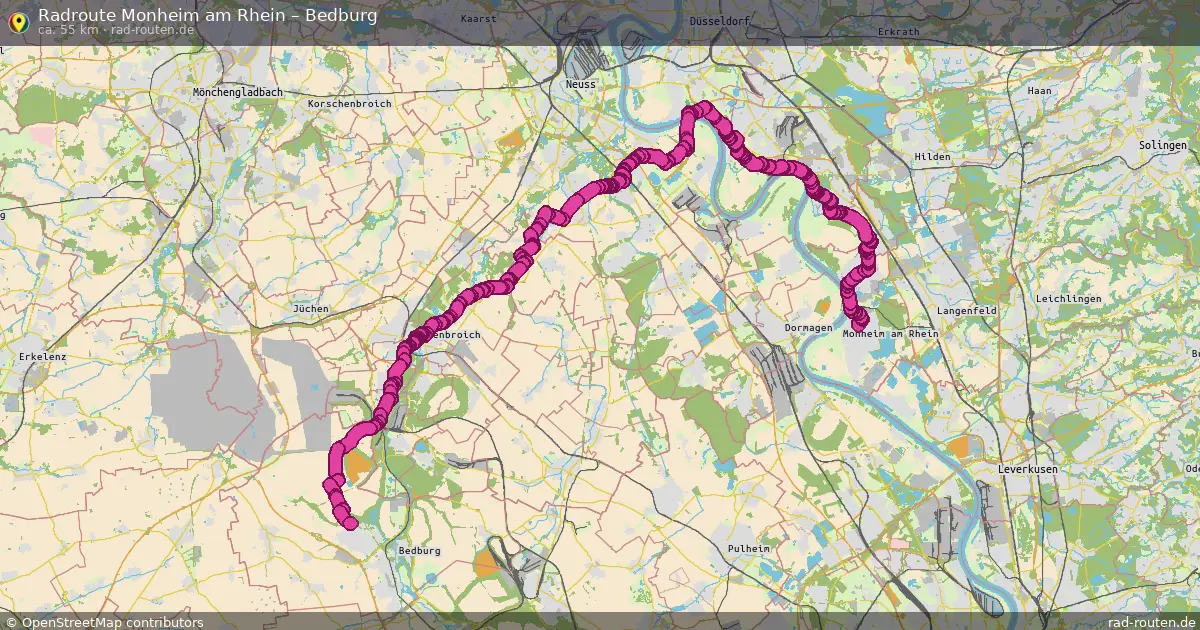 Radtour Monheim Am Rhein – Bedburg