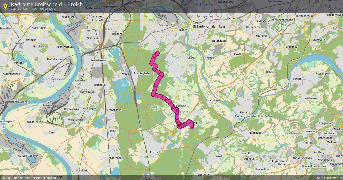Radtour Breitscheid – Broich