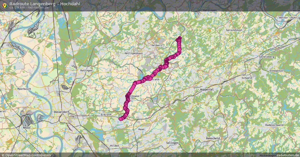 Radtour Langenberg – Hochdahl
