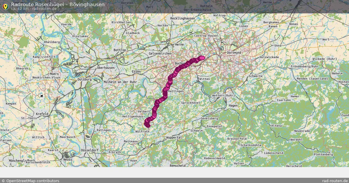 Radtour Rosenhügel – Bövinghausen