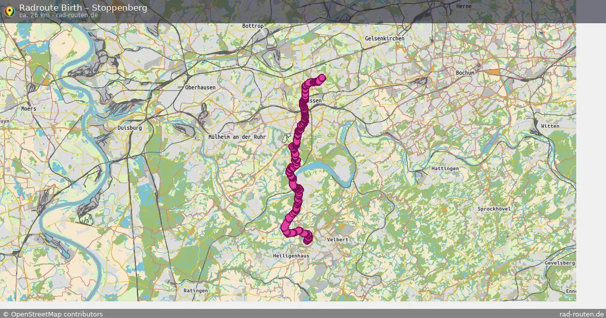 Radtour Birth – Stoppenberg