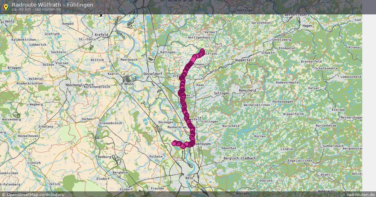 Radtour Wülfrath – Fühlingen