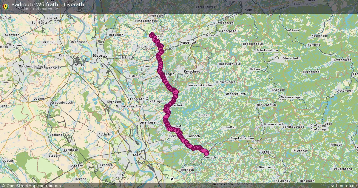 Radtour Wülfrath – Overath