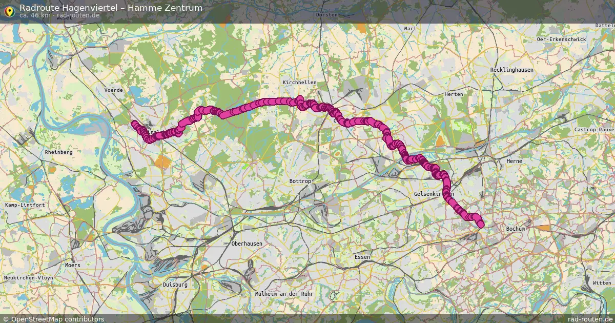 Radtour Hagenviertel – Hamme Zentrum