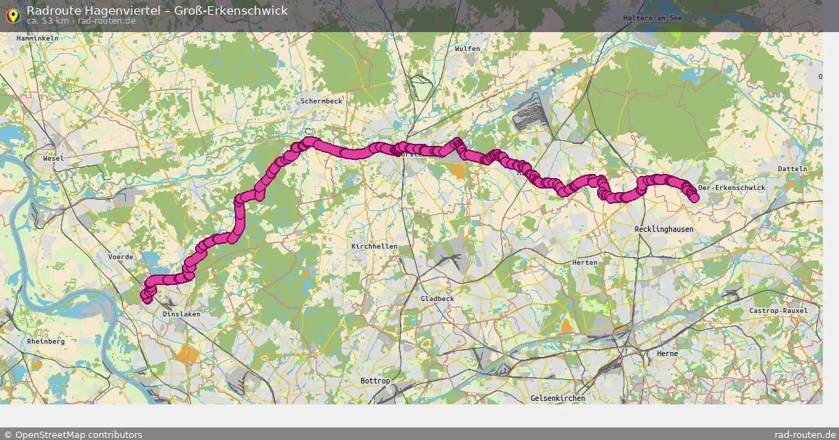 Radtour Hagenviertel – Groß-Erkenschwick