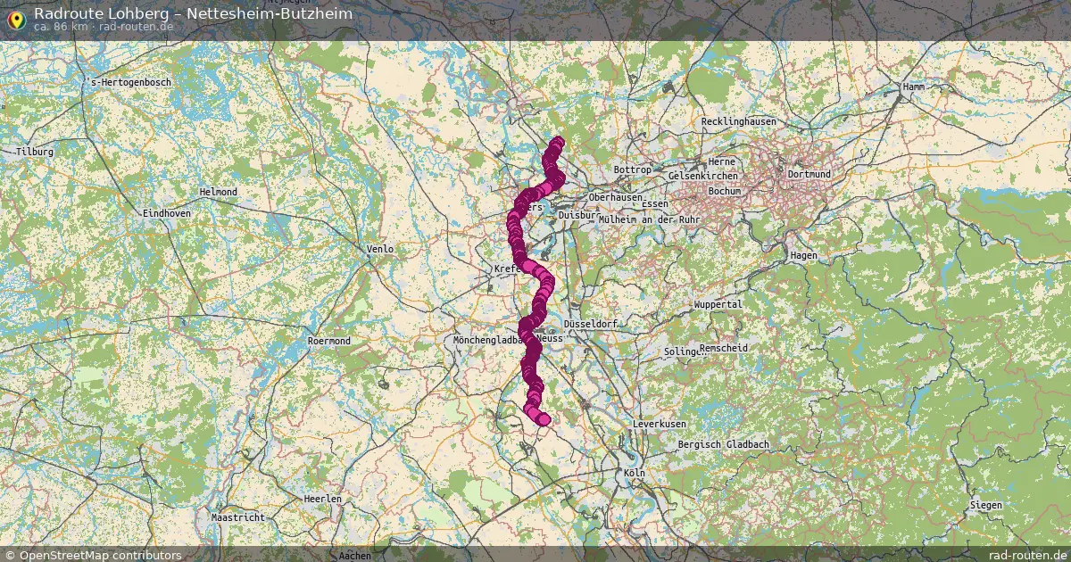 Radtour Lohberg – Nettesheim-Butzheim
