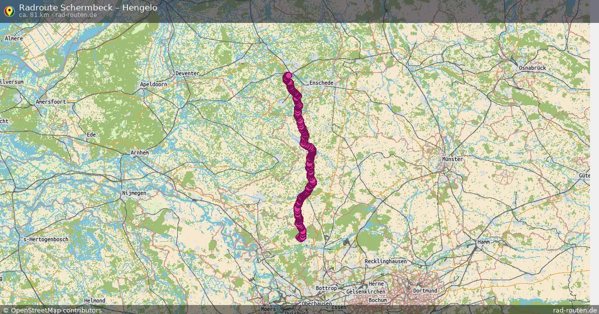 Radtour Schermbeck – Hengelo
