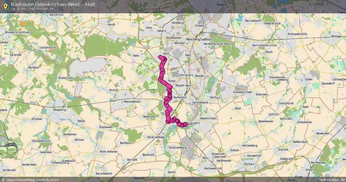 Radtour Odenkirchen-West – Holt