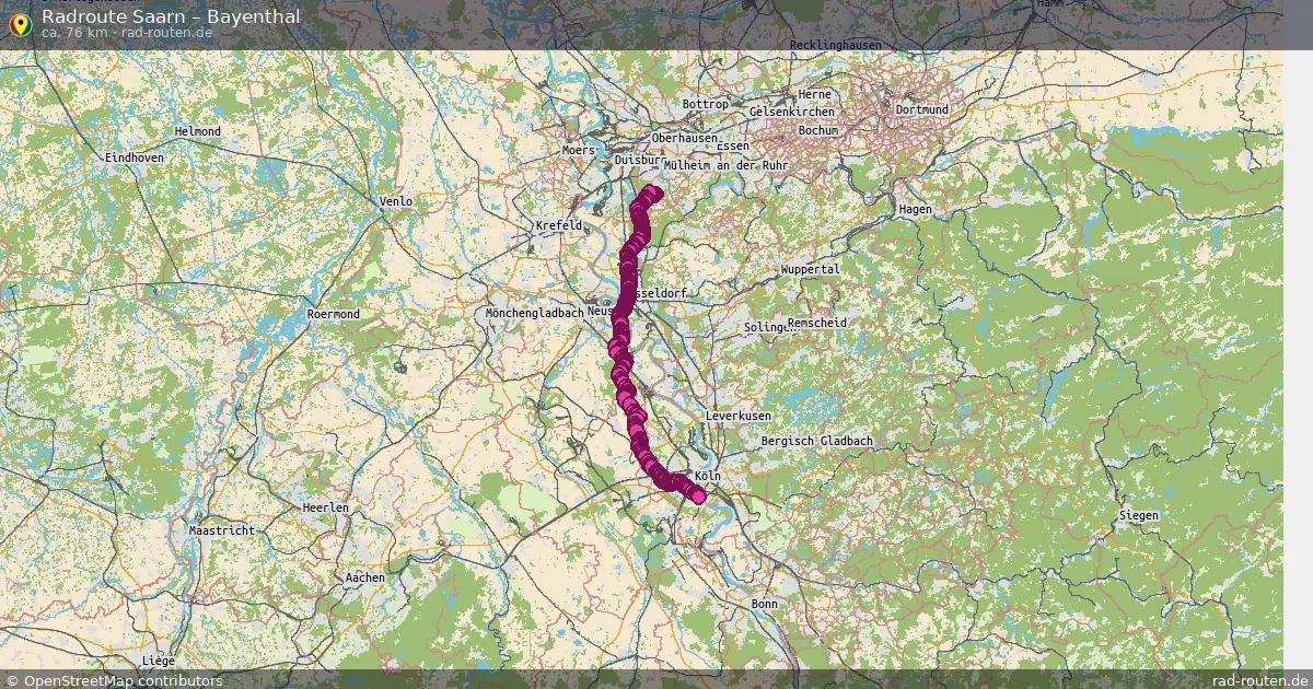 Radtour Saarn – Bayenthal