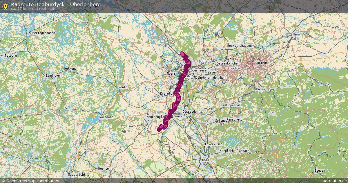 Radtour Bedburdyck – Oberlohberg