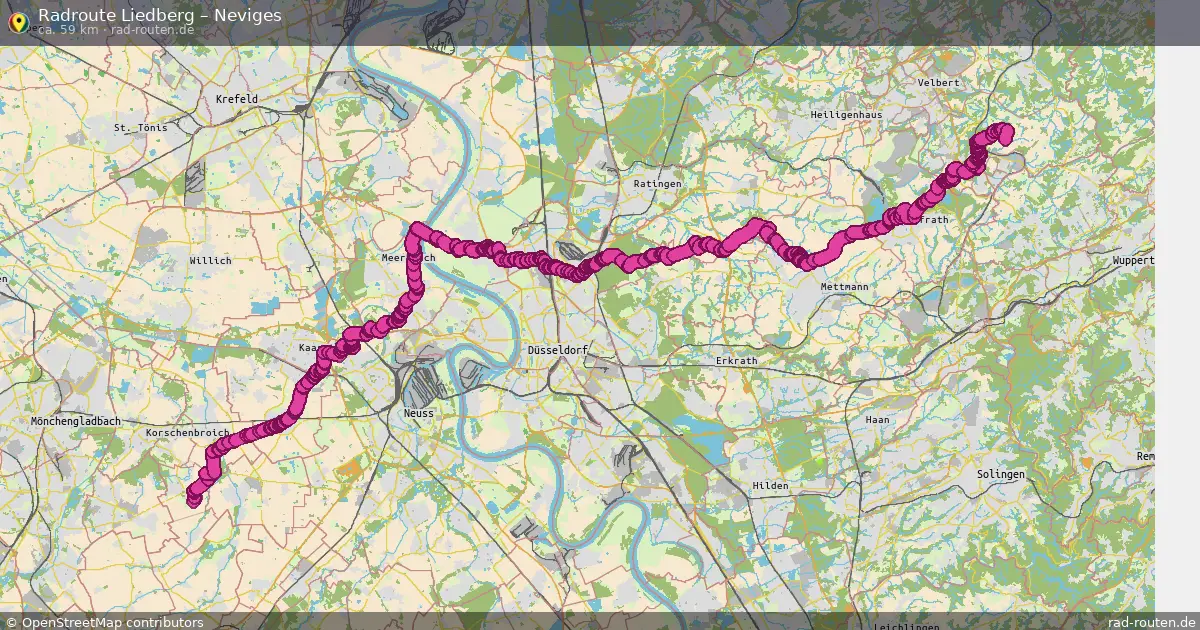 Radtour Liedberg – Neviges