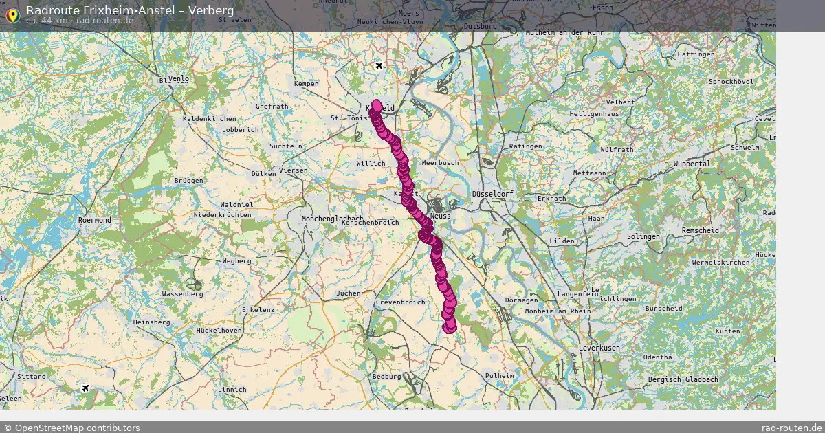 Radtour Frixheim-Anstel – Verberg