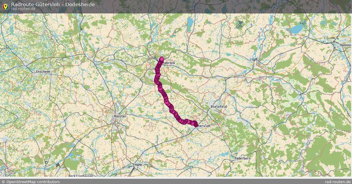 Radtour Gütersloh – Dodesheide