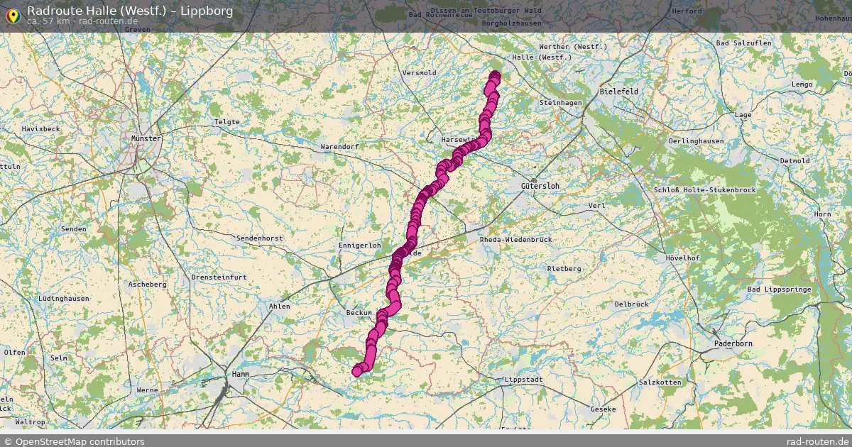 Radtour Halle (Westf.) – Lippborg