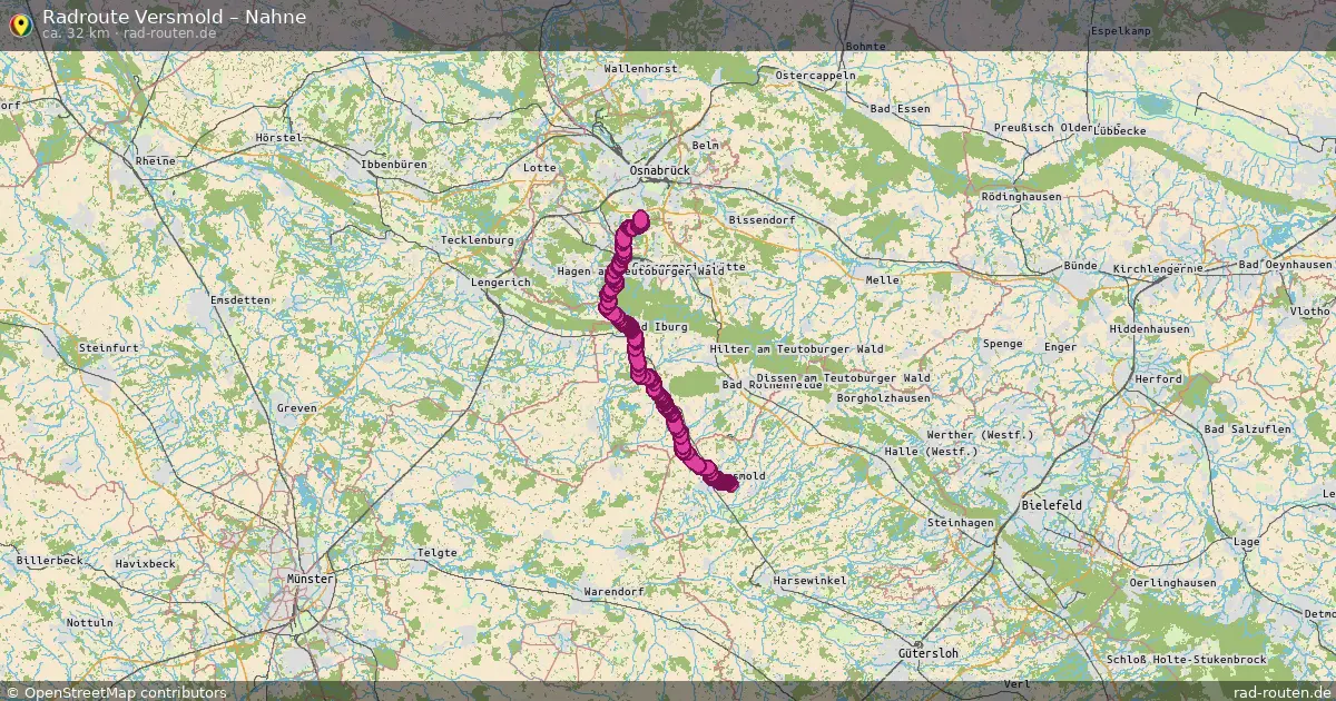 Radtour Versmold – Nahne