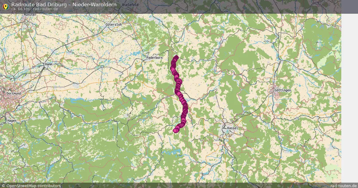 Radtour Bad Driburg – Nieder-Waroldern