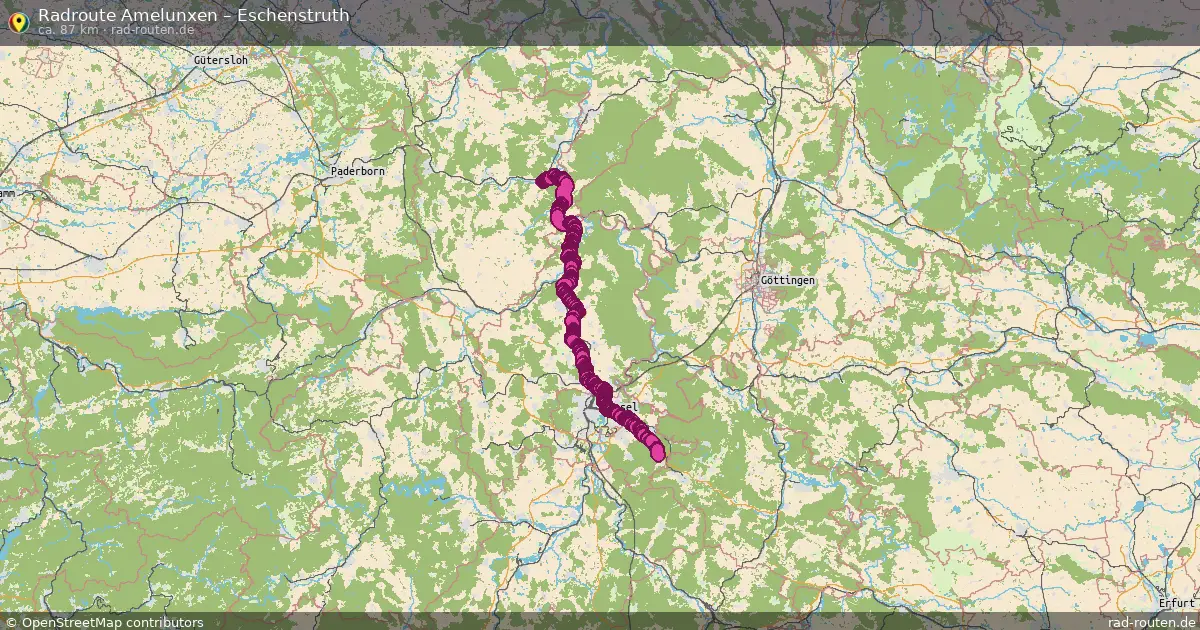 Radtour Amelunxen – Eschenstruth
