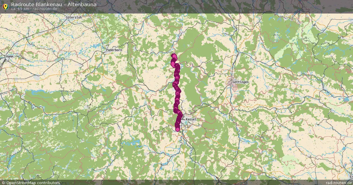Radtour Blankenau – Altenbauna