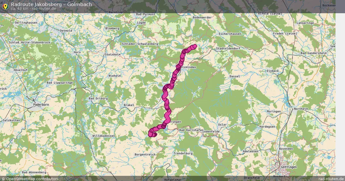 Radtour Jakobsberg – Golmbach
