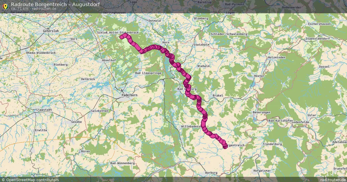 Radtour Borgentreich – Augustdorf