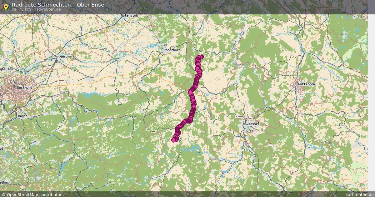 Radtour Schmechten – Ober-Ense