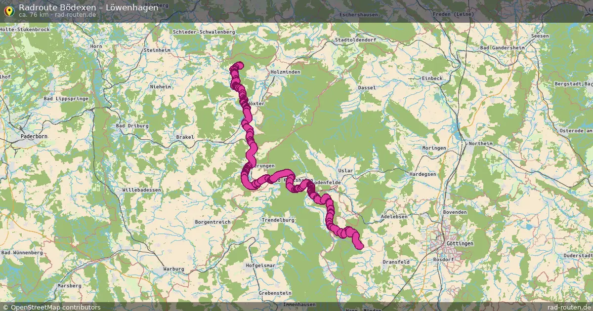 Radtour Bödexen – Löwenhagen