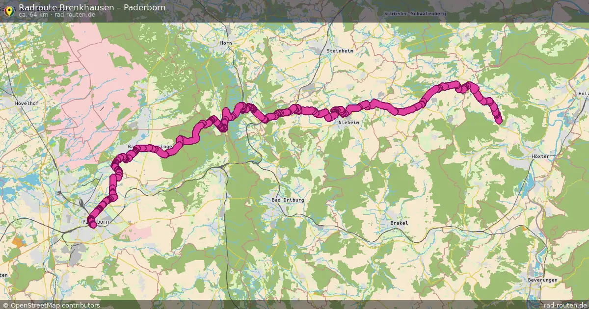 Radtour Brenkhausen – Paderborn