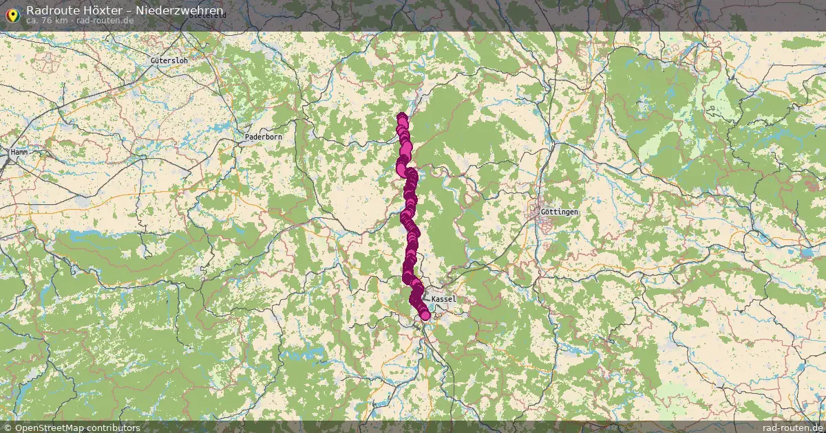 Radtour Höxter – Niederzwehren