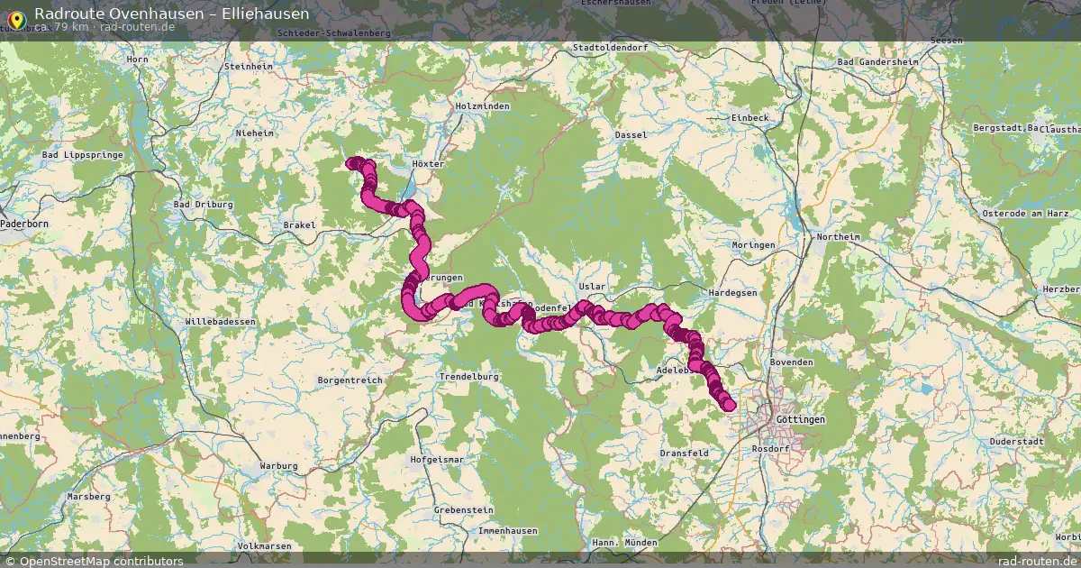 Radtour Ovenhausen – Elliehausen