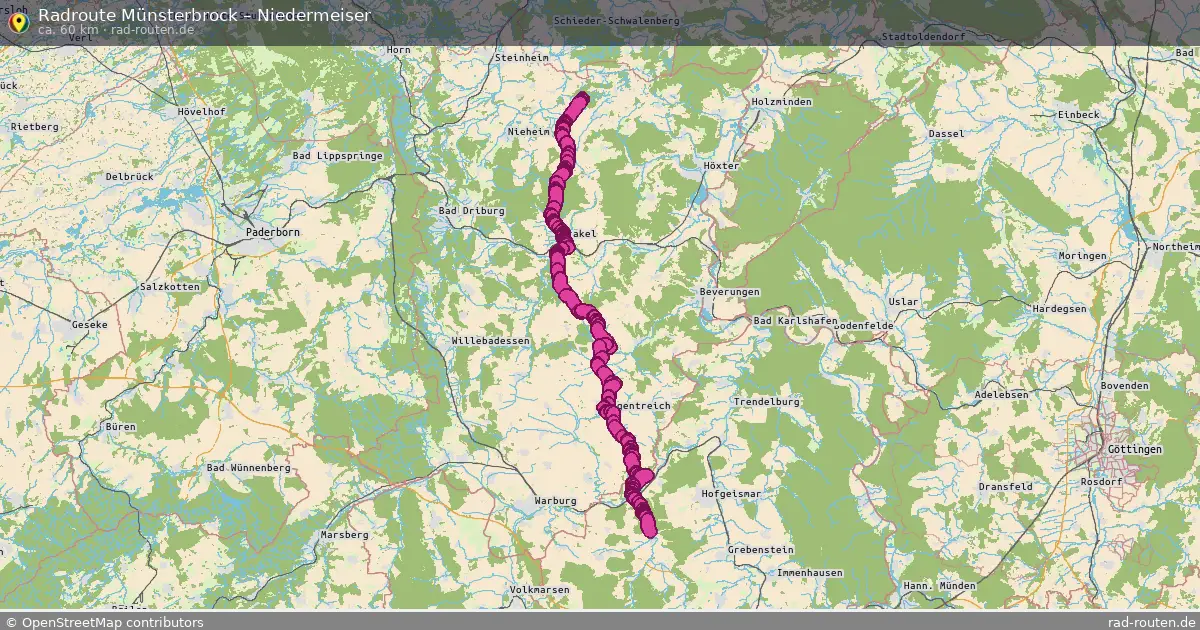 Radtour Münsterbrock – Niedermeiser