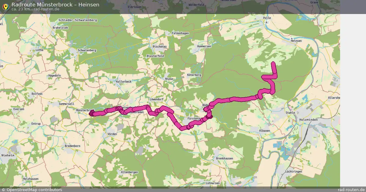 Radtour Münsterbrock – Heinsen