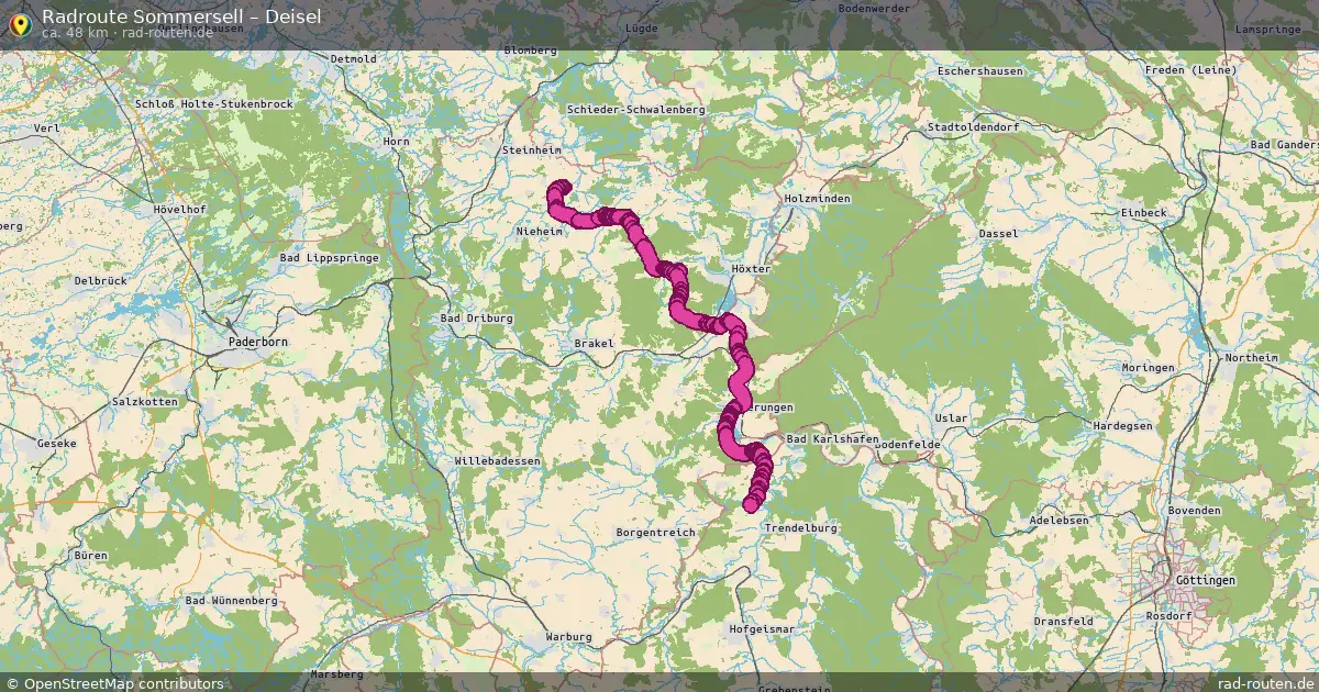 Radtour Sommersell – Deisel