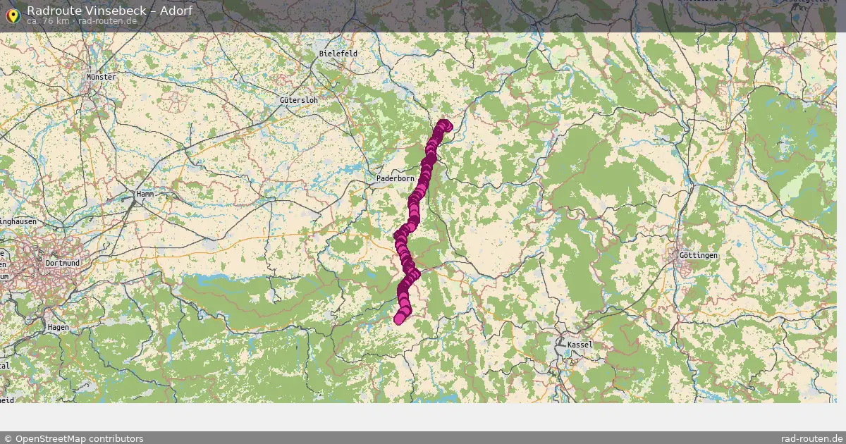 Radtour Vinsebeck – Adorf