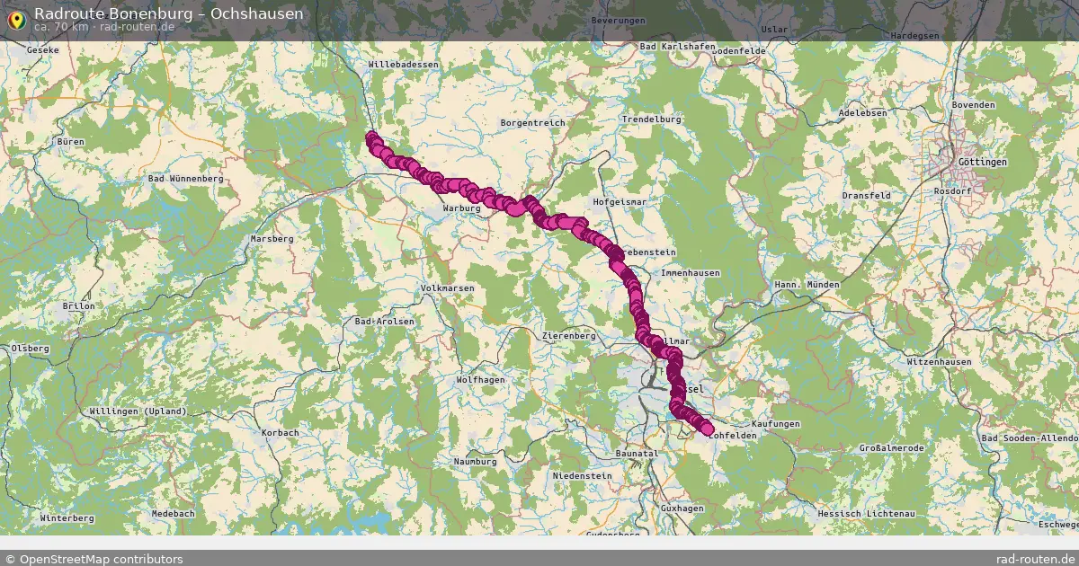 Radtour Bonenburg – Ochshausen