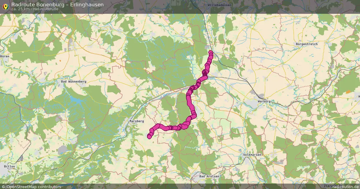 Radtour Bonenburg – Erlinghausen