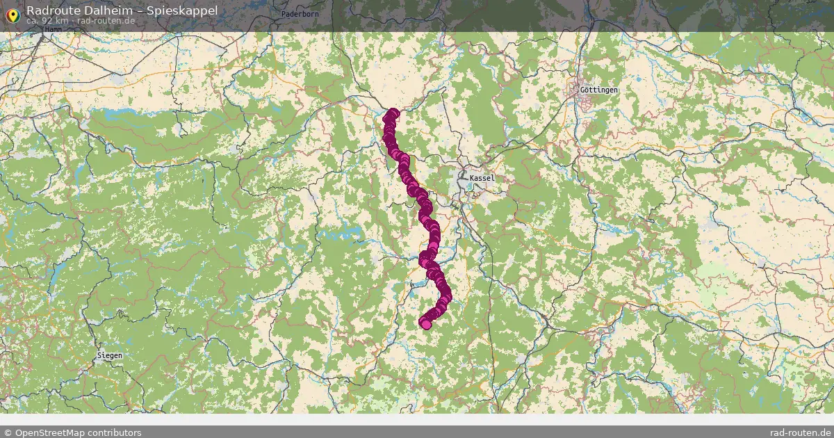 Radtour Dalheim – Spieskappel