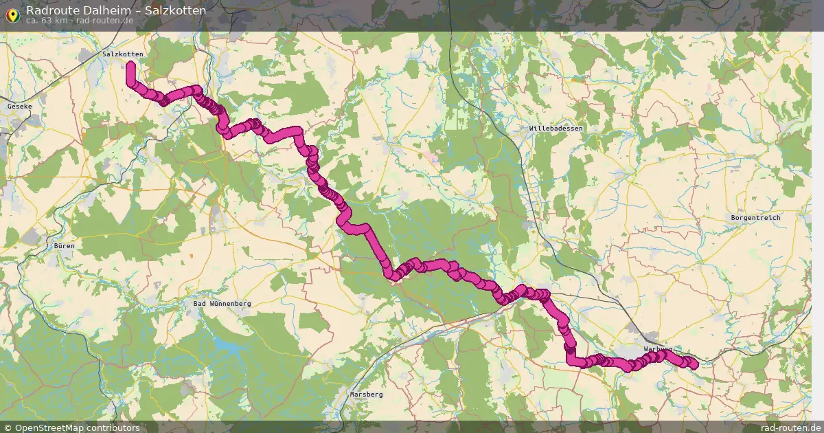 Radtour Dalheim – Salzkotten