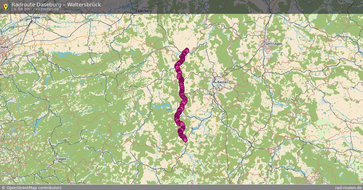 Radtour Daseburg – Waltersbrück