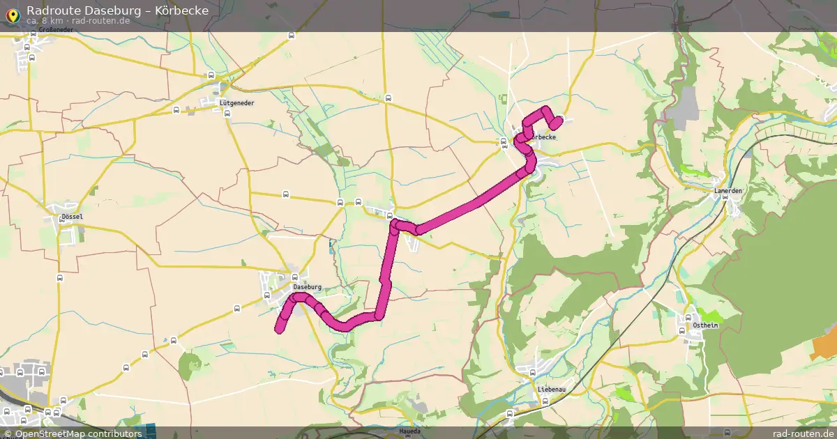Radtour Daseburg – Körbecke