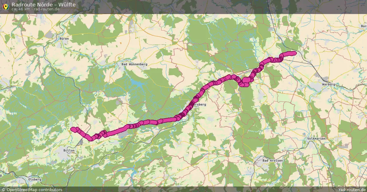 Radtour Nörde – Wülfte