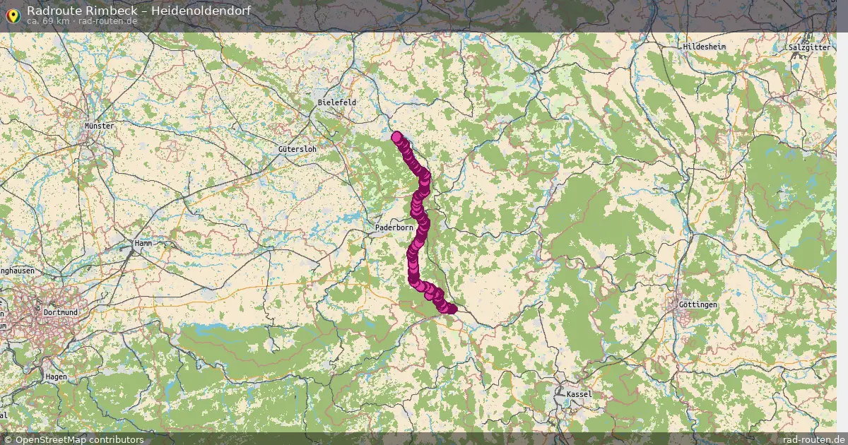 Radtour Rimbeck – Heidenoldendorf