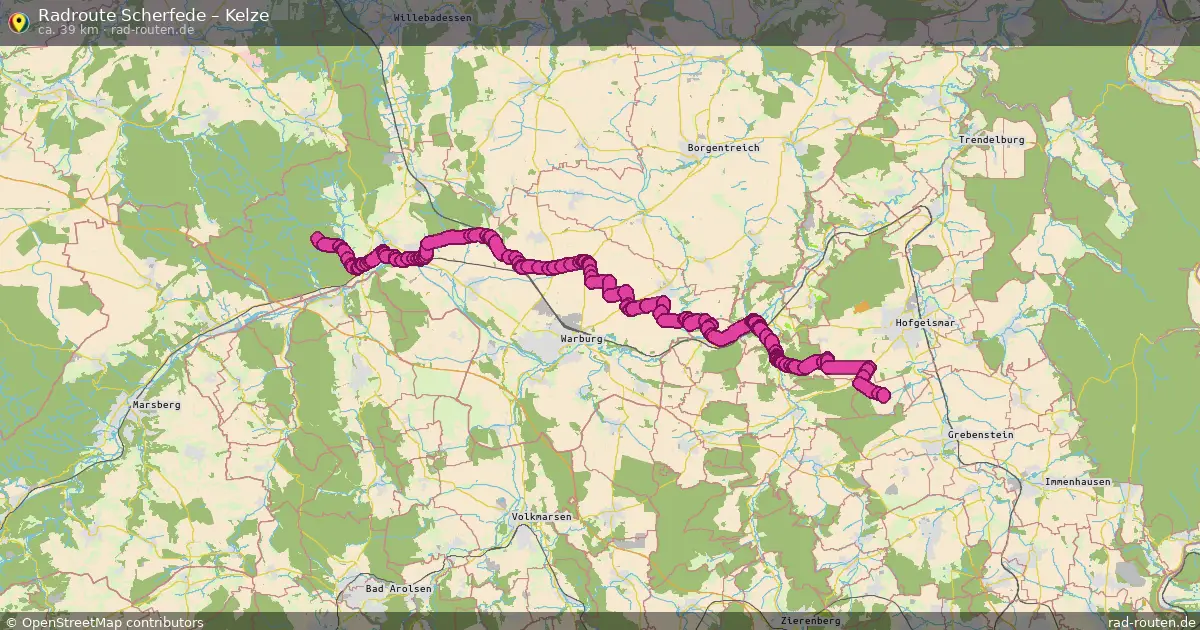 Radtour Scherfede – Kelze